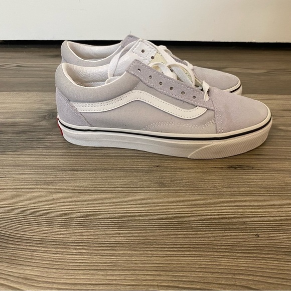 VANS Old Skool SKATE SHOES Gray White Unisex - Picture 2 of 9